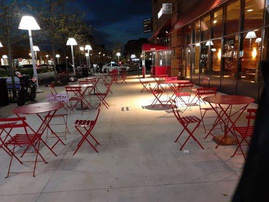 Outdoor seating