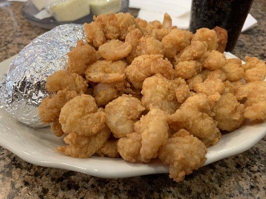 Senior popcorn shrimp.