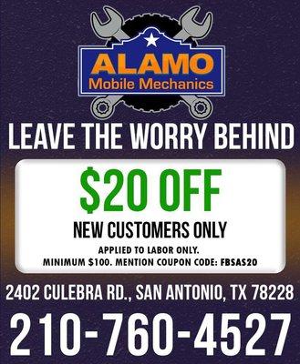 Alamo 24 Hour Mobile Mechanic