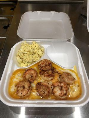 SHRIMP AND GRITS SCRAMBLED EGGS