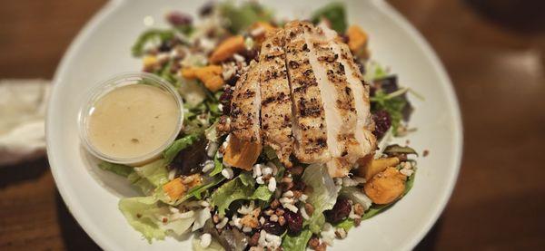 Candied Pecan chicken bowl is good