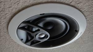 In ceiling Speaker, flush mounted for whole house audio setups