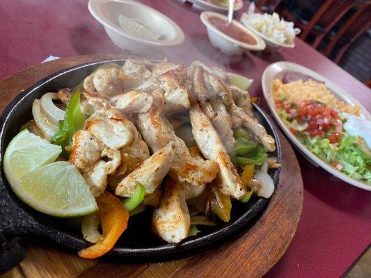 Pollo fajitas