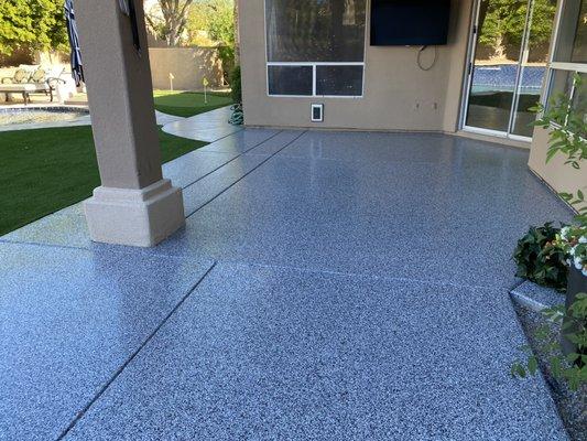 Our popular Tuxedo blend for a patio in Chandler