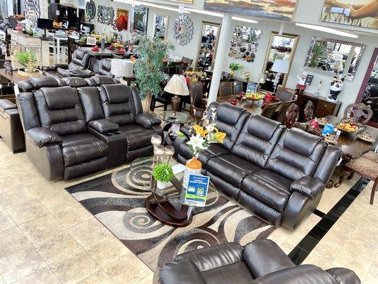 Sofa and Loveseat Sets 
 See what's in stock on our website that is updated daily.