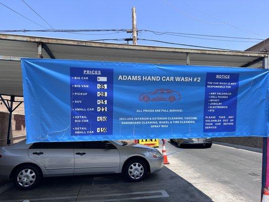 Maple Adams Hand Car Wash