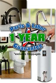 A1 Plumbing https://s3-media1.fl.yelpcdn.com/bphoto/pVS1r_nYUyjhatx76zWyMQ/ms.jpgParts & Labor Guaranteed for 1-Year on Commerci