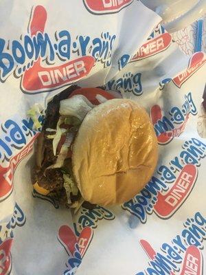 Cheeseburger from Boomarang Diner