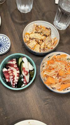 Tako-Su, Squid Salad, Jelly Fish Salad