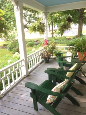 Front porch of the Inn