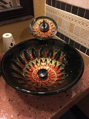 Cool bathroom sink!