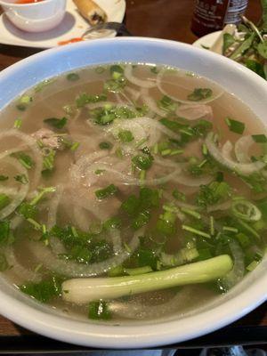 Pho with the steak.