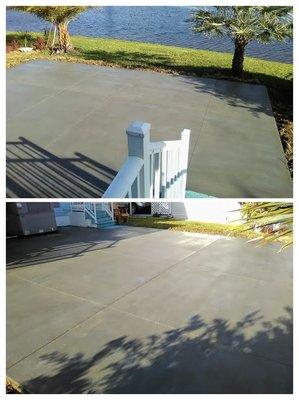 Poured Concrete Broom Finish