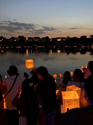 Water lantern festival held every year 2021