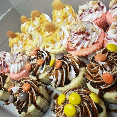 Our Variety pack cheesecake cupcakes.