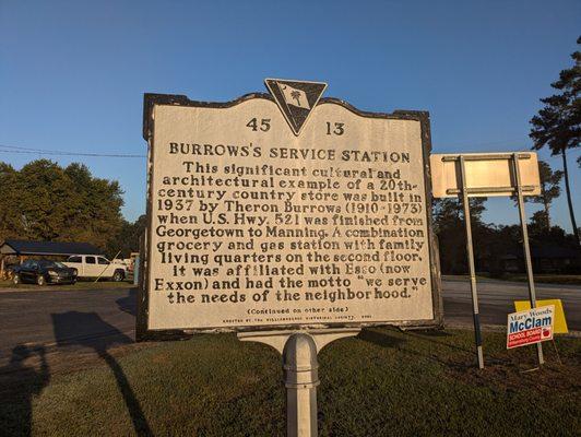 Cooper's Country Store Historical Marker, Salters