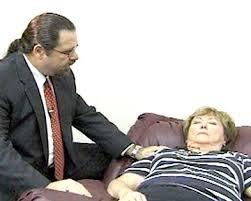 Cal Banyan Demonstrating Hypnosis for A Hypnosis Training Video at the Banyan Hypnosis Center