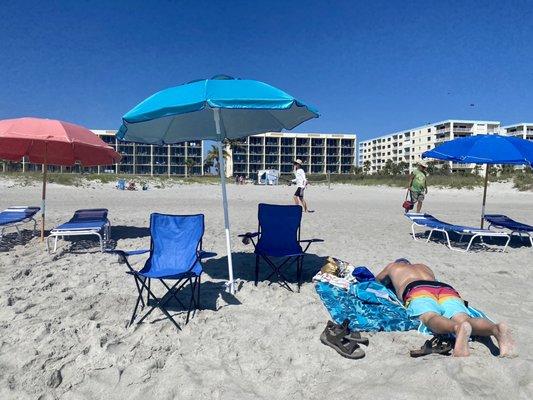 Another view of condos from beach