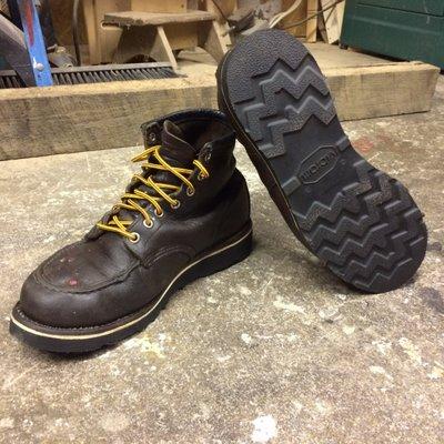 New vibram soles for the ol' Red Wings..