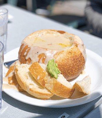 Clam Chowder Breadbowl