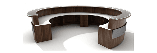 Creative Wood Reception Desk