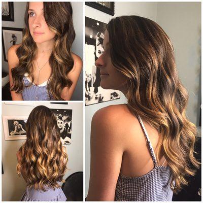 balayage highlights / long layers by Kristy @mckinleykristy @segosalon #balayage #atlantahairstylist