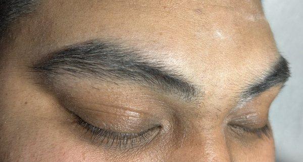 Full Brow wax $20
Before