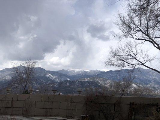 Beautiful Mountain View from Hillside Gardens