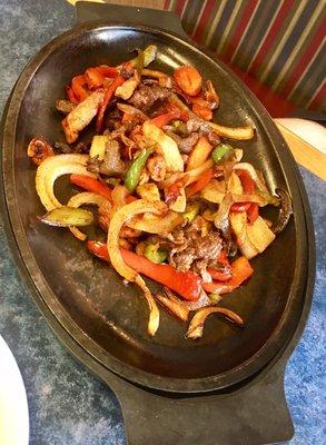 Chicken & beef fajitas