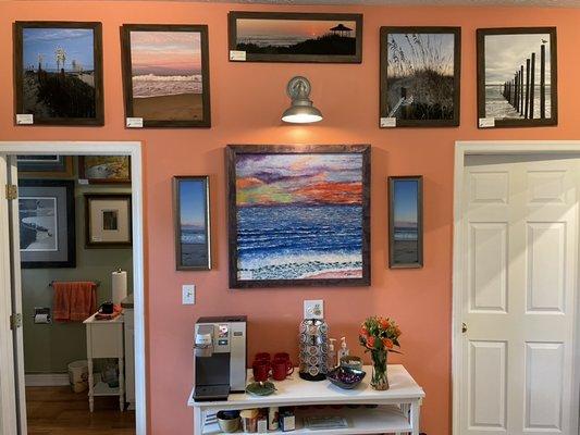 Color is good!
The beach is better to take home with you in original paintings and photographs.