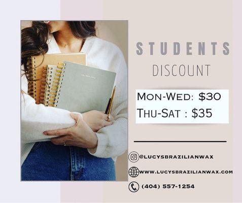 Students discount