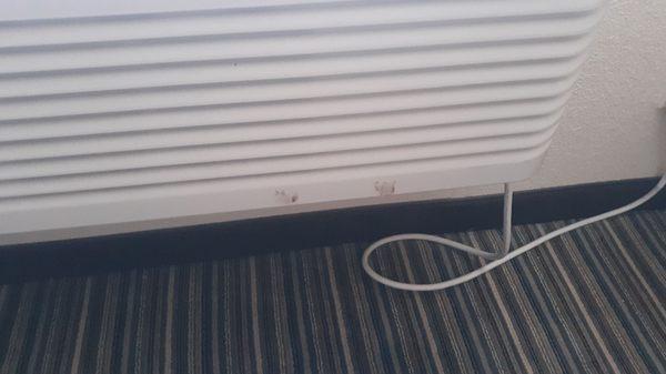 Dirty air conditioning unit