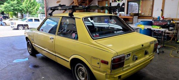 1980 Toyota Tercel, before tint.