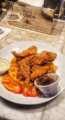 Fried Chicken & Waffles! Very Good!!