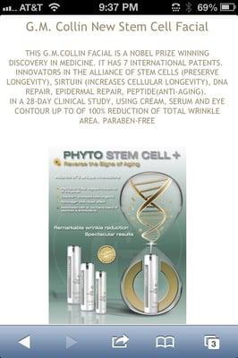 GM Collin Stem Cell Facial one of the top requested treatments