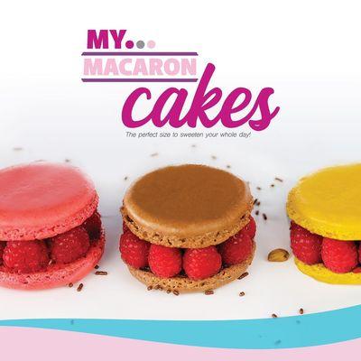 Macaron cake individual portion