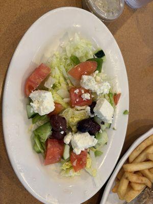 Greek Salad (falafel deluxe side)