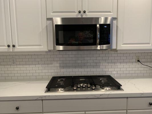 New quartz countertop