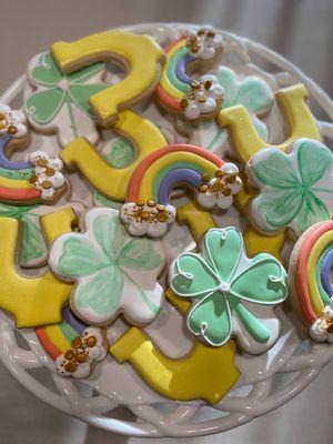 St Patrick's Day Sugar Cookies