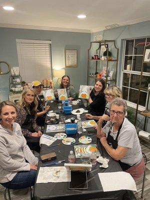 Paint nights are one of our most popular customer appreciation events!