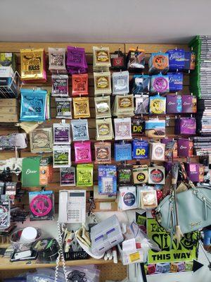 Huge selection of guitar strings