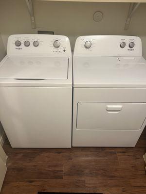 Whirlpool washer & dryer