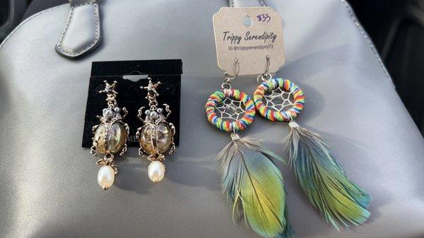 The earrings I bought!