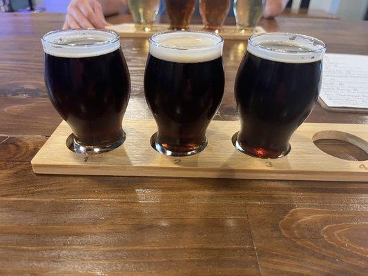 Barrel aged flight