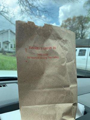 Daniels Drive In Bag!