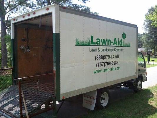 The local Lawn-Aid truck in your neighborhood.