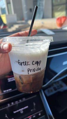 Iced Cappuccino (Greek style)