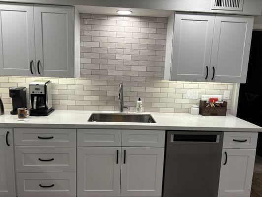 Kitchen remodel featuring cabinets from Cabinets 4 Less