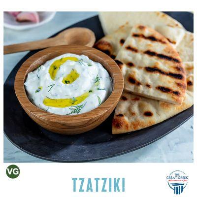 TZATZIKI
Greek Yogurt with Cucumbers, Garlic and Fresh Dill

(Vegetarian)