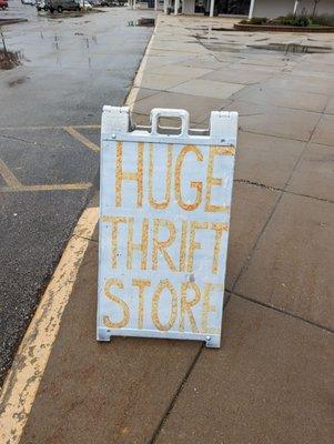 The use of the term "thrift store" is questionable